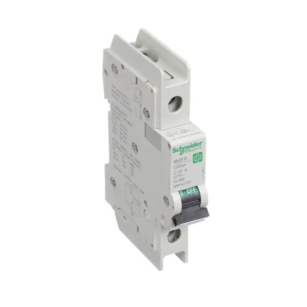 Side view of circuit breaker